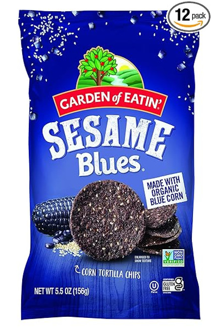 Garden Of Eatin  Sesame Blue Chips, 5.5 Ounce, 12 Per Case