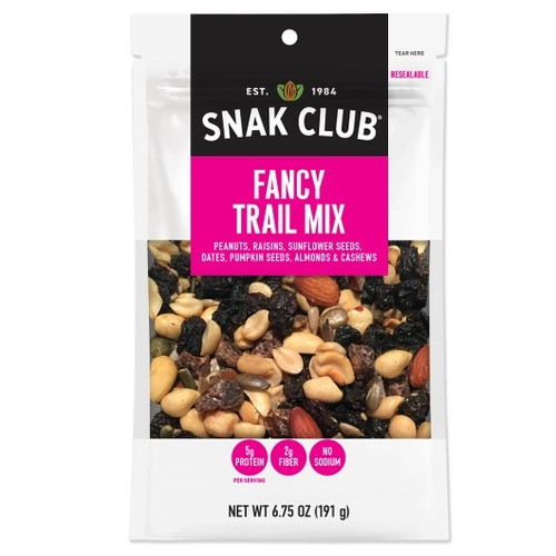 Snak Club Fancy Trail Mix, 6.75 Ounce, 6 Per Case