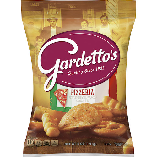 Gardetto s Pizzeria Snack Mix, 5 Ounces, 7 Per Case