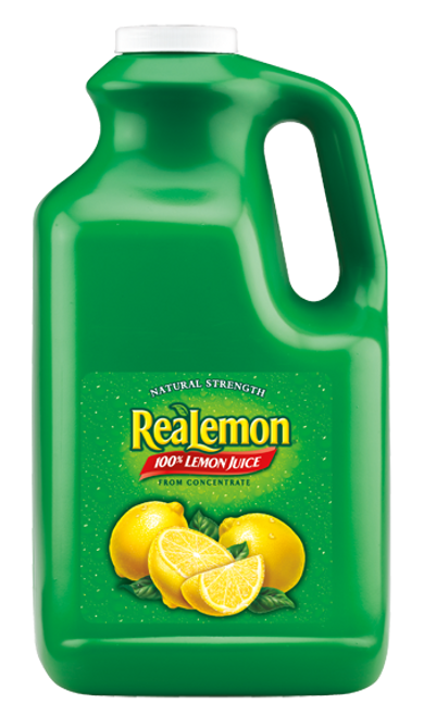 Realemon Lemon Juice, 128 Fluid Ounces, 4 Per Case