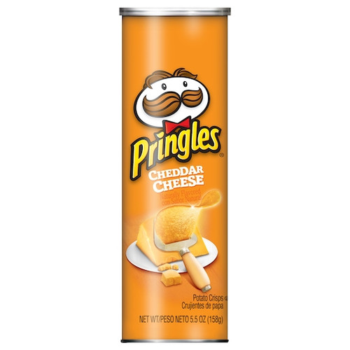 Pringles Cheddar Cheese Potato Crisp, 5.5 Ounces, 14 Per Case