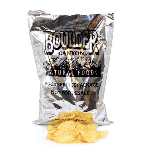 Boulder Canyon Kettle Chips Natural Flavor, 16 Ounce, 8 Per Case