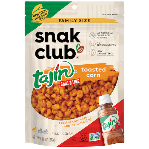 Snak Club Tajin Roasted Corn Family Size, 11 Ounce, 6 Per Case