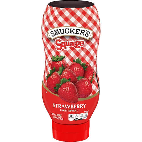 Smucker s Squeeze Strawberry Jam, 20 Ounce, 12 Per Case