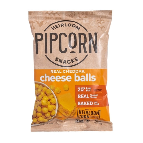 Pipsnacks Llc Single Serve Cheddar Cheeseballs, 1 Ounce, 24 Per Case