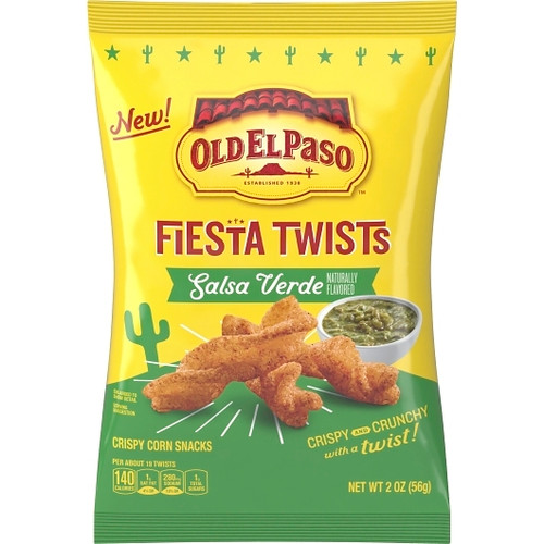 Old El Paso Salsa Verde Fiesta Twist, 2 Ounce, 6 Per Case