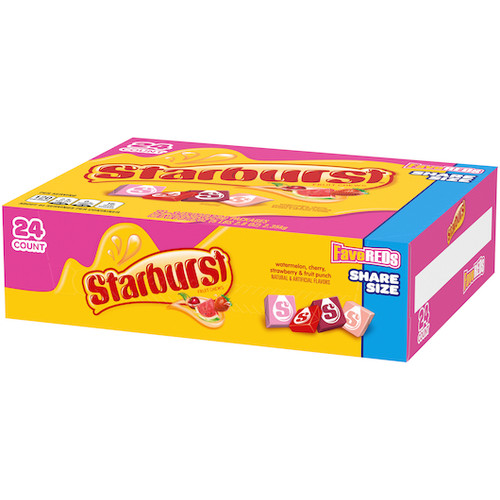 Starburst Fave Reds Tear & Share, 3.45 Ounce, 144 Per Case