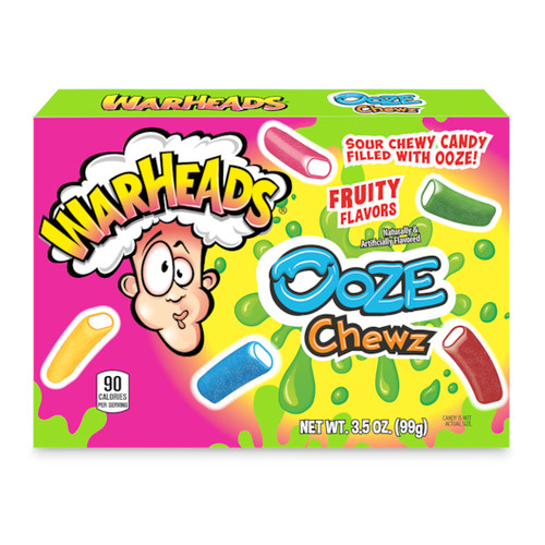 Warheads Ooze Chewz Candy, 3.5 Ounce, 12 Per Case