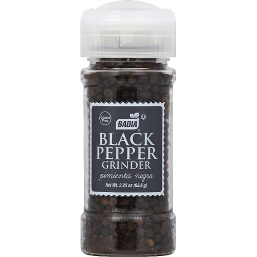 Badia Whole Black Pepper, 2.25 Ounce -- 8 per case