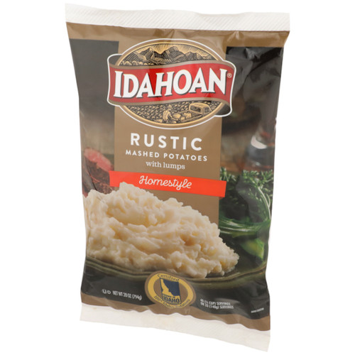 Idahoan Foods Rustic Homestyle Mashed Potatoes, 28 Ounce, 12 Per Case
