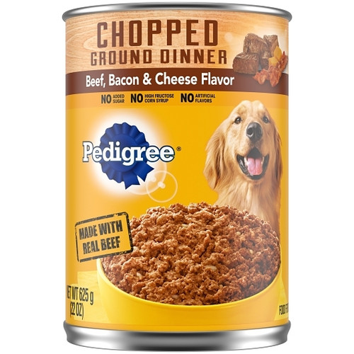 Pedigree Dog Food Complete Nutrition With Beef, 22 Ounce, 12 Per Case