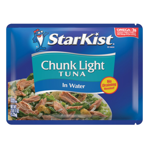 Starkist Chunk Light Tuna In Water 43 Oz Pouch, 6 Per Case