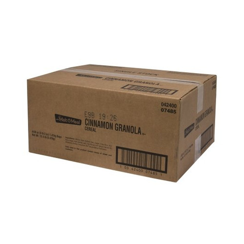 Malt O Meal Cinnamon Granola Cereal, 50 Ounces, 4 Per Case