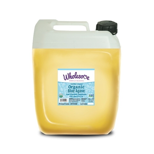 Wholesome Sweetener Agave Extra Light Blue Organic, 5 Gallon