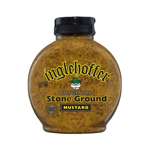 Inglehoffer Stone Ground Mustard, 10 Ounce, 6 Per Case