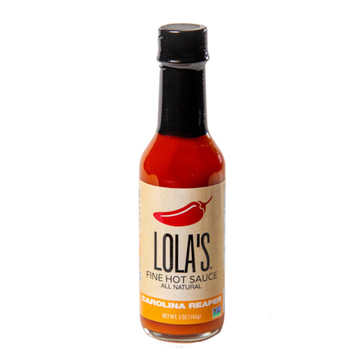 Lola s Carolina Reaper Fine Hot Sauce, 5 Ounce, 12 Per Case