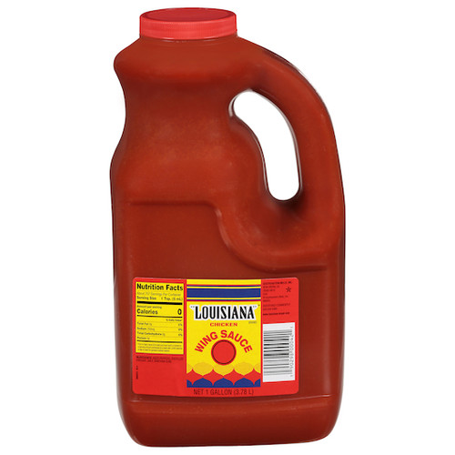 Louisiana Hot Sauce Wing Sauce Bulk, 1 Gallon, 4 Per Case