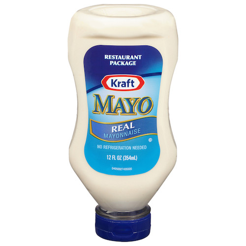 Kraft Real Mayonnaise Bottle, 12 Fluid Ounce, 12 Per Case