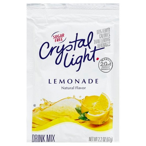 Crystal Light Lemonade Drink Mix, 2.2 Ounces, 12 Per Case