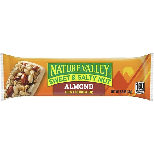 Nature Valley Sweet And Salty Almond Nut Granola Bars, 1.2 Ounce, 16 Per Box, 8 Per Case