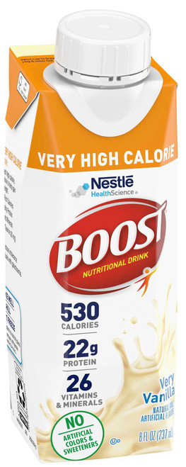 Nestle Boost Vanilla Adult Nutrition Drink, 8 Fluid Ounce, 24 Per Case