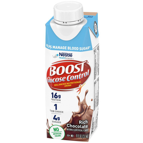 Boost Glucose Control Chocolate, 8 Fluid Ounce, 24 Per Case