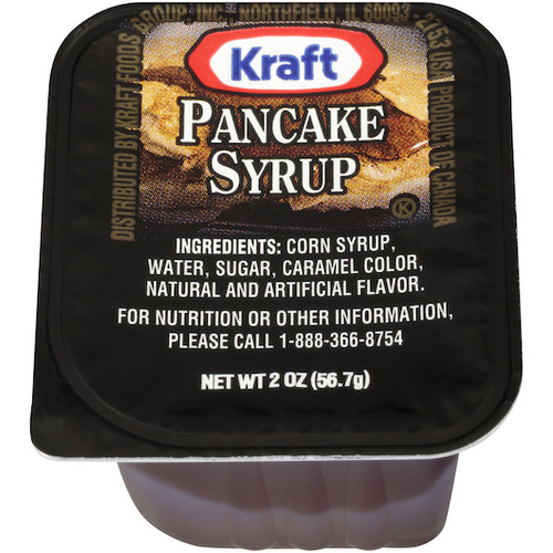 Kraft Pancake Syrup, 2 Ounce, , 80 Per Case