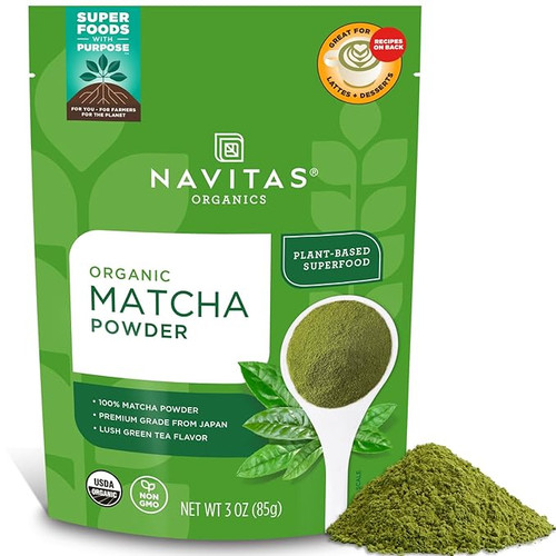 Navitas Organics Matcha Powder, 3 Ounce, 6 Per Case