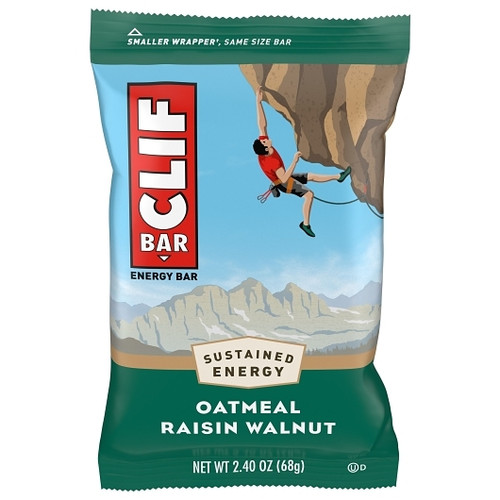 Clif Oatmeal Raisin Walnut Snack Bar, 2.4 Ounces, 12 Per Box, 16 Per Case