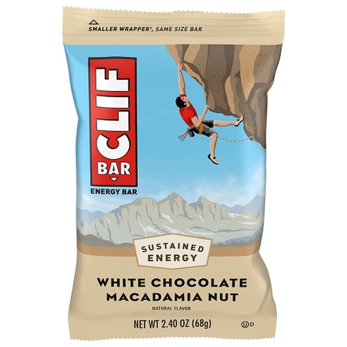 Clif White Chocolate Macadamia Snack Bar, 2.4 Ounce, 12 Per Box, 16 Per Case
