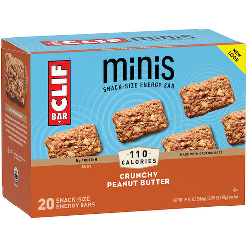 Clif Bar Crunchy Peanut Butter Minis, 19.8 Ounces, 4 Per Case
