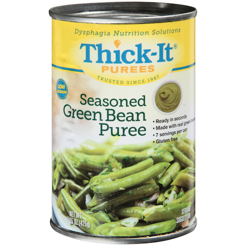 Thick It Seasoned Green Bean Puree, 15 Ounce, 12 Per Case