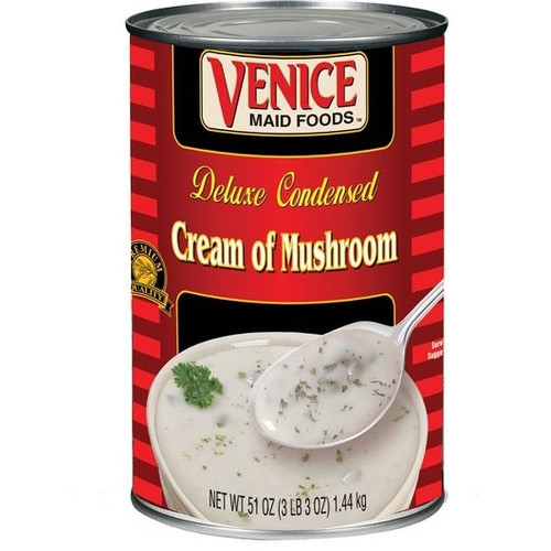 Venice Maid Soup Cream Of Mushroom, 51 Ounces, 12 Per Case