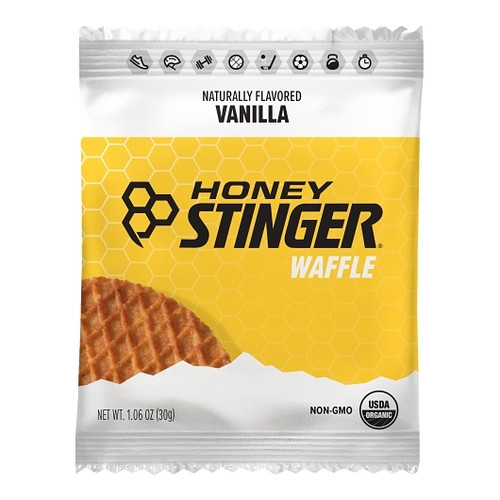 Honey Stinger Organic Vanilla Waffle, 1 Each, 12 Per Box, 8 Per Case