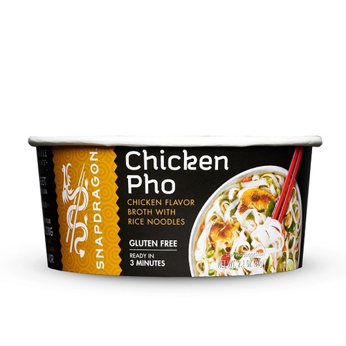 Snapdragon Chicken Pho Rice Noodle Soup Bowl, 2.1 Ounce, 6 Per Box, 6 Per Case