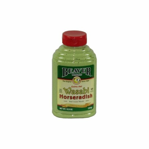 Beaver Wasabi Horseradish Bottle, 12.5 Ounce, 6 Per Case