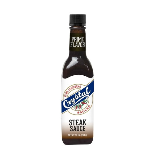 Crystal Pure Louisiana Steak Sauce Bottle, 10 Ounce, 12 Per Case