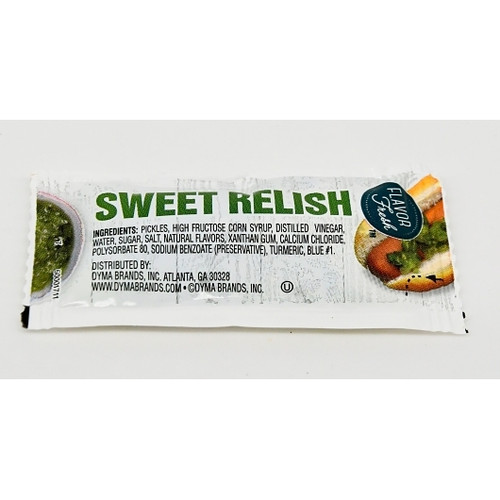 Flavor Fresh Pickle Relish Single Serve Packet, 9 Gram, 200 Per Case