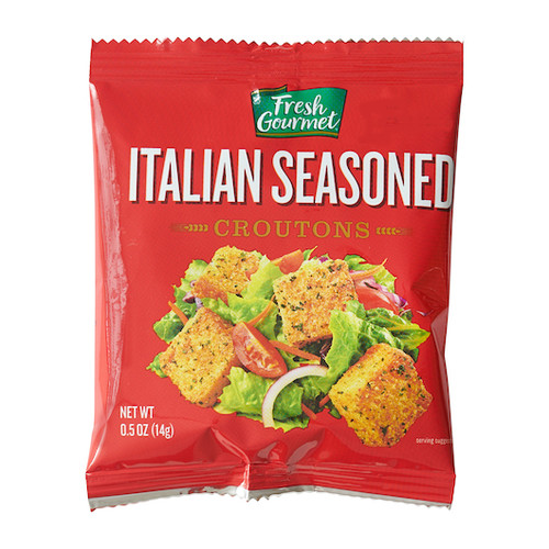 Fresh Gourmet Italian Seasoned Crouton, 0.5 Ounce Packet, 250 per case