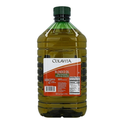 Colavita Oil Canola/Virgin Olive 75/25, 1 Gallon, 6 Per Case