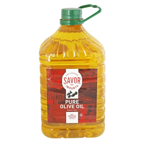 Savor Imports Pure Olive Oil, 1 Gallon, 4 Per Case