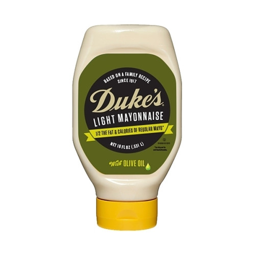 Dukes Olive Oil Mayonnaise Bottle, 18 Ounce, 12 Per Case