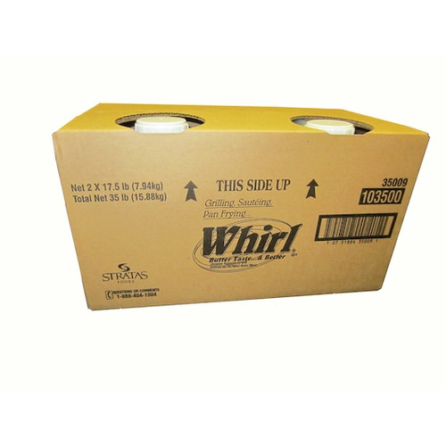 Whirl Oil Butter, 17.5 Pound, 2 Per Case