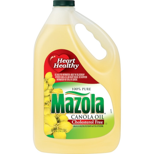 Mazola Canola Oil, 96 Fluid Ounces, 6 Per Case