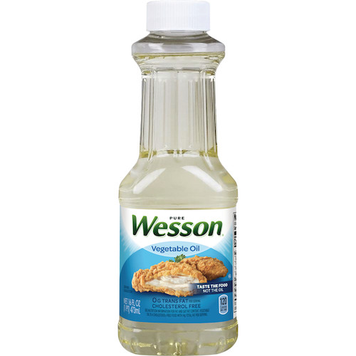 Wesson Vegetable Oil, 16 Fluid Ounces, 16 Per Case