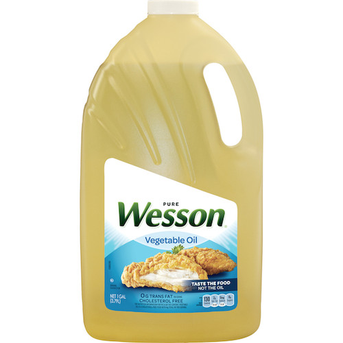 Wesson Vegetable Oil, 1 Gallon, 4 Per Case
