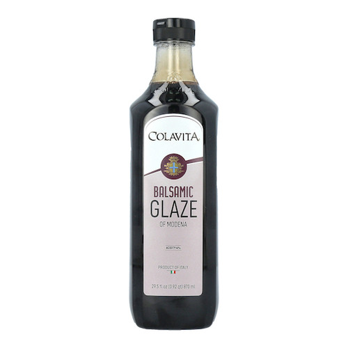 Colavita Balsamic Vinegar Glace Oil Bottle, 29.5 Fluid Ounce, 6 Per Case