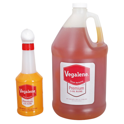 Vegalene Liquid Pan Coatings With Spray Bottle, 1 Gallon, 4 Per Case