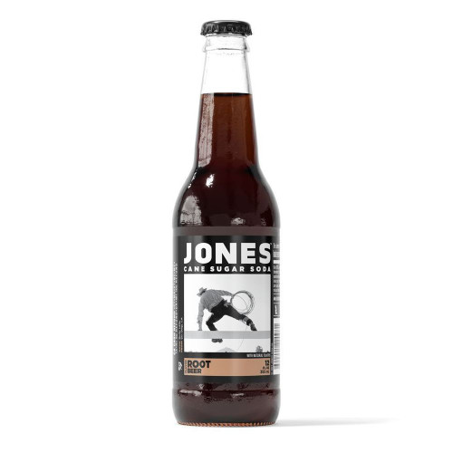 Jones Soda Co. Root Beer, 12 Fluid Ounce, 4 Per Box, 6 Per Case