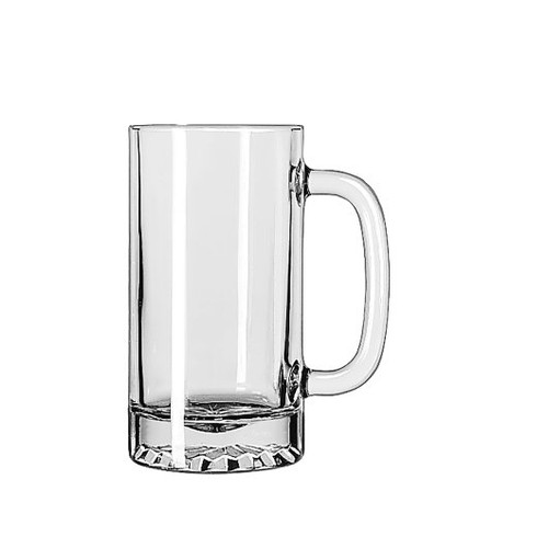 Libbey 16 Ounce Tankard Glass Beer Mug Clear, 12 Each, 1 Per Case